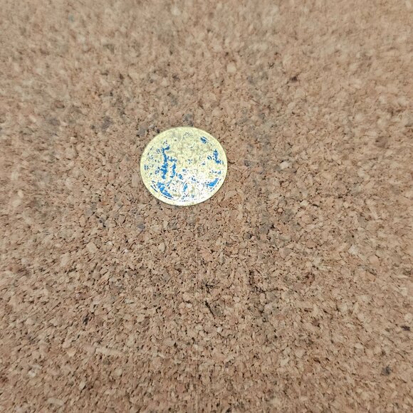 6 Ansley Pembroke Coaster set 4" England floral bird cork backed home bar vtg - Picture 9 of 9